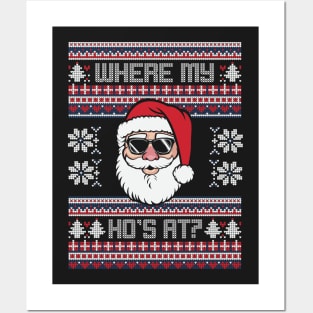 Where My Ho's At? Ugly Christmas Posters and Art